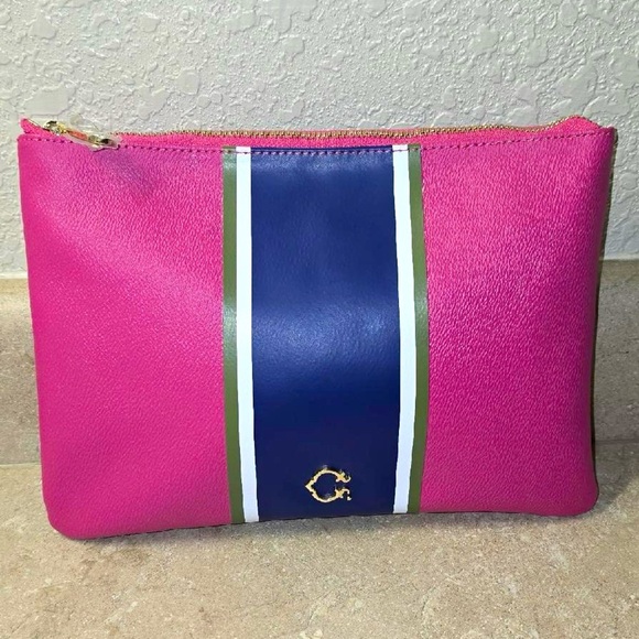 C. Wonder Chic Pink and Blue Clutch Bag - Picture 7 of 7